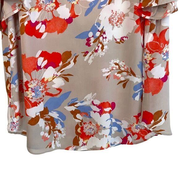Barr lll Floral Ruffle Sleeve Top - Picture 3 of 7